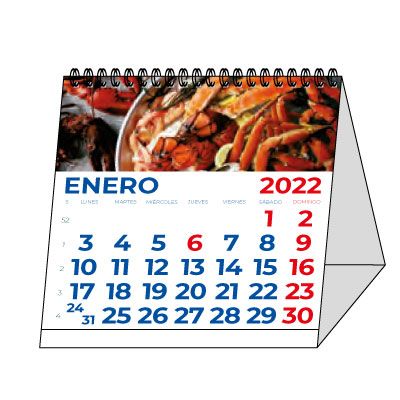 Calendario 2022 sobremesa mini con imágenes internacionales
